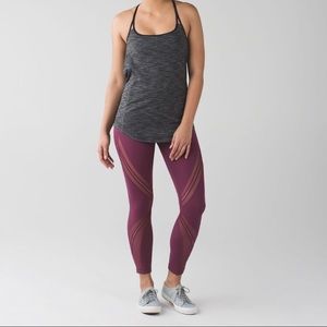 Lululemon High Times Metta Mesh - in Red Grape
